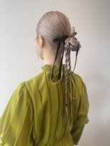 サラビューティーサイト 九大学研都市店(SARA Beauty Sight)&nbsp;お呼ばれヘア/カチモリ/タイトアレンジ/リボンアレンジ/結婚式