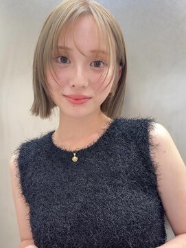 ソヨン 岡山店(SOYON) ぷつっとボブ×小顔レイヤー×コンマバング