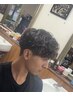 ツイストスパイラルパーマ　刈り上げorフェード可　￥12000