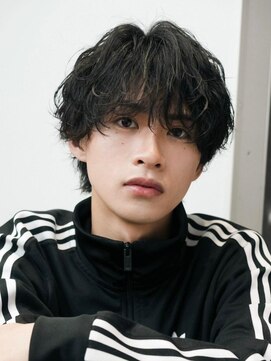 リップス 原宿(LIPPS) 韓国風　緩め　波巻パーマ