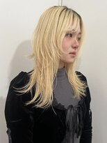 デート 下北沢(DATE)&nbsp;デザインカラーY2Kヘア顔周りレイヤーカットインナーカラー韓国