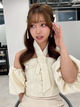 ユーフォリア 新宿店(Euphoria) 大人美人アッシュオリーブショコラアッシュ韓国風巻きモテ髪