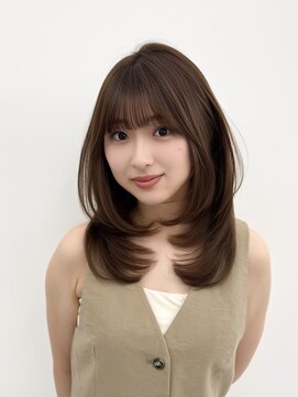 アマトウキョウスマートサロン(AMA TOKYO×Smart Salon) くびれミディ/トレンド韓国ヘア/くびれ巻き/レイヤーカット
