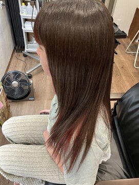 イング(ING) インナーカラーレッド