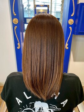 ジュリアンマーラ(Julien Mara) 髪質改善/愛されストレート/キャラメルブラウン/マロンベージュ