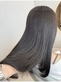 *透明感*黒髪*オリーブグレー zina佐藤