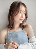 こなれヘアシースルーバング美髪クラゲヘアー黒髪#537f1110