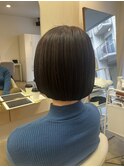 切りっぱなしボブ