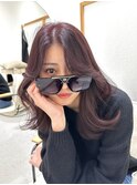 くびれレイヤー×透明感ピンクブラウン