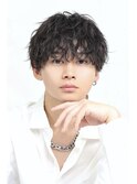 ツイストスパイラル刈り上げマッシュ