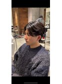 毛流れニュアンスパーマ