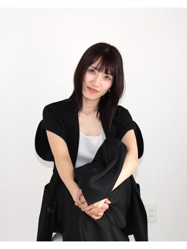 ヘアーサロン グラブ(hair Salon grab) ミディアムボブ × ボルドーカラー