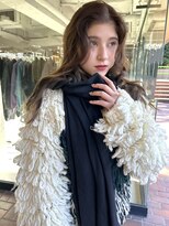 ノラ ヘアーサロン(NORA HAIR SALON)&nbsp;【大久保】海外ガールレイヤーカット透明感ブラウンカラー