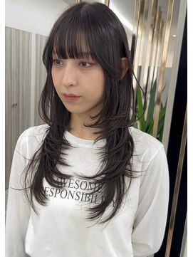 エトワール(ETOILE) レイヤーカット/ハッシュカット/オリーブベージュ