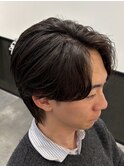 ニュアンスパーマ/曲がる縮毛矯正/毛流れセンターパート