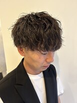 メンズココ 清澄白河店(MENS COCO)&nbsp;シャドウパーマ無造作スタイル刈り上げマッシュ」
