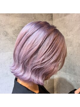TONE(トーン)by Chara 池袋 髪質改善 ダブルカラー 【4月上旬OPEN(予定)】 池袋ハイトーンラベンダーカラー【池袋東通り】