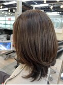 白髪ぼかしハイライト