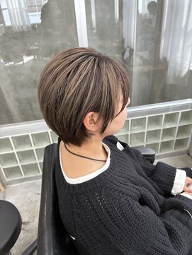 メロ 恵比寿(melo) 大人ショート　白髪ぼかし　脱白髪染め　ハイライト30代50代60代