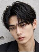 MEN’S/ニュアンスパーマ/ニュアンスウルフ/心斎橋