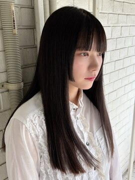 ルネラトーキョー(RUNERA TOKYO) 姫カット ぱっつん ロング