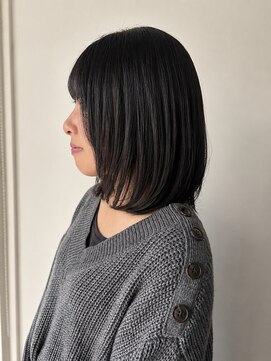 ペスカケイクリエイティブ(PESCA K-CREATIVE) 地毛風縮毛矯正ミディ