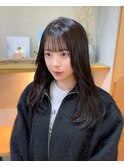 暗めカラー髪質改善/縮毛矯正/上前津