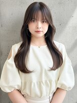 ニューヨークニューヨーク 垂水店(NYNY)&nbsp;韓国風ｘシースルーバングｘエギョモリｘタンバルモリｘレイヤー