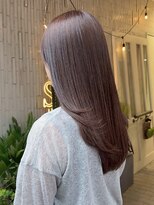 ヘアプレイスソル (HAIR PLACE SoL)&nbsp;透明感まろやかブラウン/レイヤーカット/艶髪