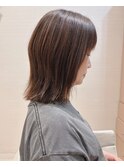 こなれミディくびれヘア似合わせイメチェン切りっぱなしボブ30代