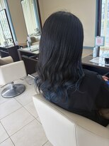 ウィーブリスタ(Weve Rista)&nbsp;ネイビーブルー×艶ロング