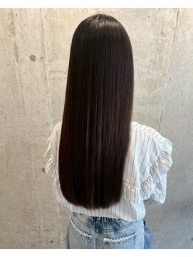 ロッカヘアエジェ(ROCCA hair eje.) 美髪ナチュラルストレートダークブルー