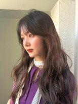 カゼ ダイカンヤマ Kaze DAIKANYAMA&nbsp;韓国ロングレイヤー / シースルーバング/ くせ毛風パーマ
