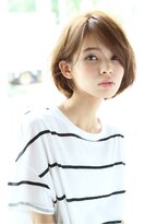 アンアミ オモテサンドウ(Un ami omotesando)&nbsp;【Un ami】モード・ミルクティーカラー　ショート　松井