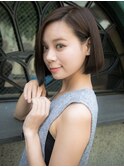 ワンレン大人かわいいボブ☆