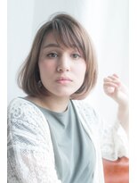 美容室 アモール(amor) オフィスカジュアルボブ イルミナカラー