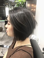 フォーク(FOLK)&nbsp;恵比寿×YAMATO  外国人風ハイライト_ハンサムショート