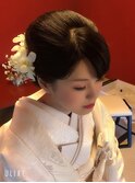 婚礼ヘアセット＊白無垢＊清楚 結婚式 花嫁 20代30代40代