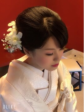 ヘアーアンドメイク マニス(hair&make manis) 婚礼ヘアセット＊白無垢＊清楚