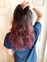 ヘアーワークス ヘルム 渋谷店(HAIR WORKS HELM)&nbsp;ピンクバイオレットグラデーション