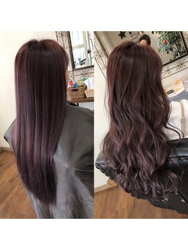 リズ オブ ヘアー(Lis of hair) ハイライト☆スモーキーピンク【大橋】＠lis_oohashi