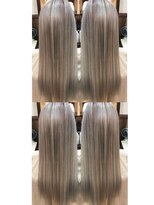 ディー エメ(D-aimer-)&nbsp;ミルクティーアッシュ×ホワイトメッシュ☆☆