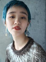 ウツワ(utuwa)&nbsp;【utuwa】ショートウルフ×ブルーカラー