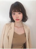 【EMMA】小顔みせ耳掛けAラインボブ　【MARIA】
