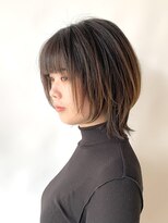 ヘアデザイン ファブロ(hair design FABRO.) ◎マッシュウルフ/ウルフ/外ハネ/韓国/横顔美人/レイヤー◎