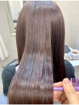 ケサラン 京都上桂(Kesalan) 癖毛を忘れる髪質改善艶ツヤロングストレート２０代３０代４０代