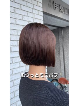 オーガニックエコ 川越(organic+eco) 20代30代大人かわいいぷつっとミニボブ♪