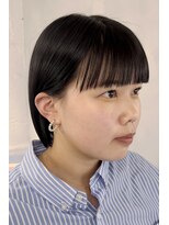 フォト イケブクロ(foto IKEBUKURO)&nbsp;ワイドバングで似合わせショート・ボブ　田尻