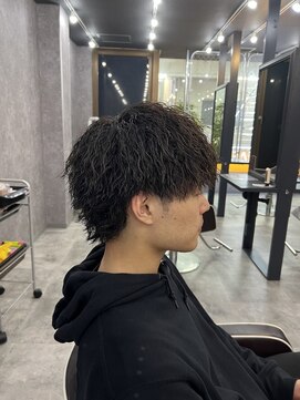 ライズ 新小岩店(RISE) オールバックスパイラルパーマ