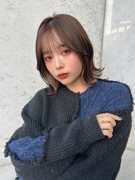 ジーナ 池袋(Zina) 髪質改善＊ハイライトカラーウルフボブ＊美髪【Zina池袋】